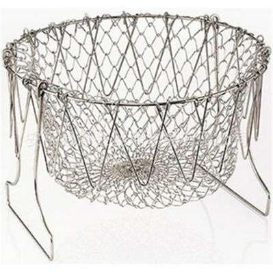 SS 304L Wire Filter Mesh  Used As A Storage Basket Foldable Filter